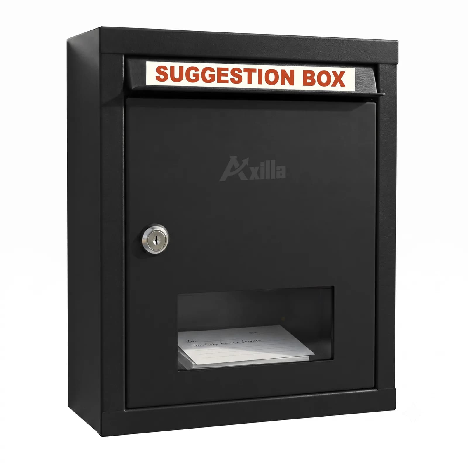 Wall-Mounted Suggestion Box with Lock